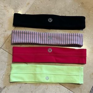 Lululemon headbands bundle of 4